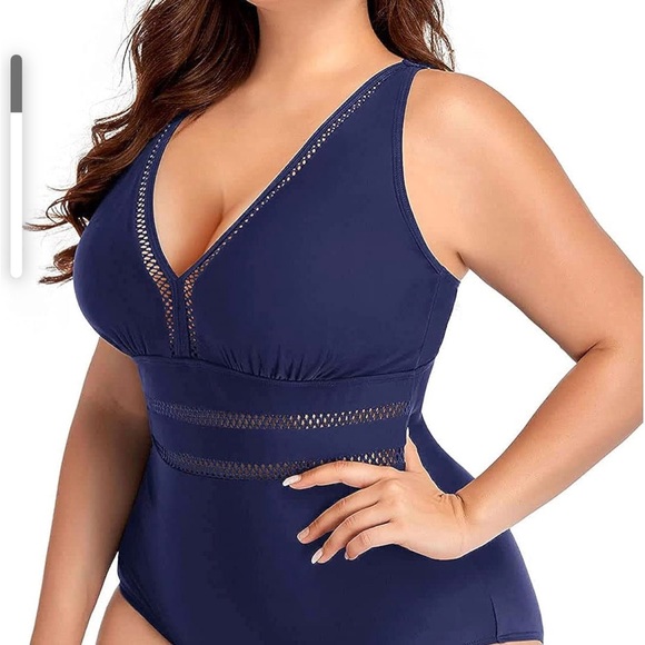 NWT Daci Women Plus Size One Piece Swimsuit sz 22W - Picture 8 of 9